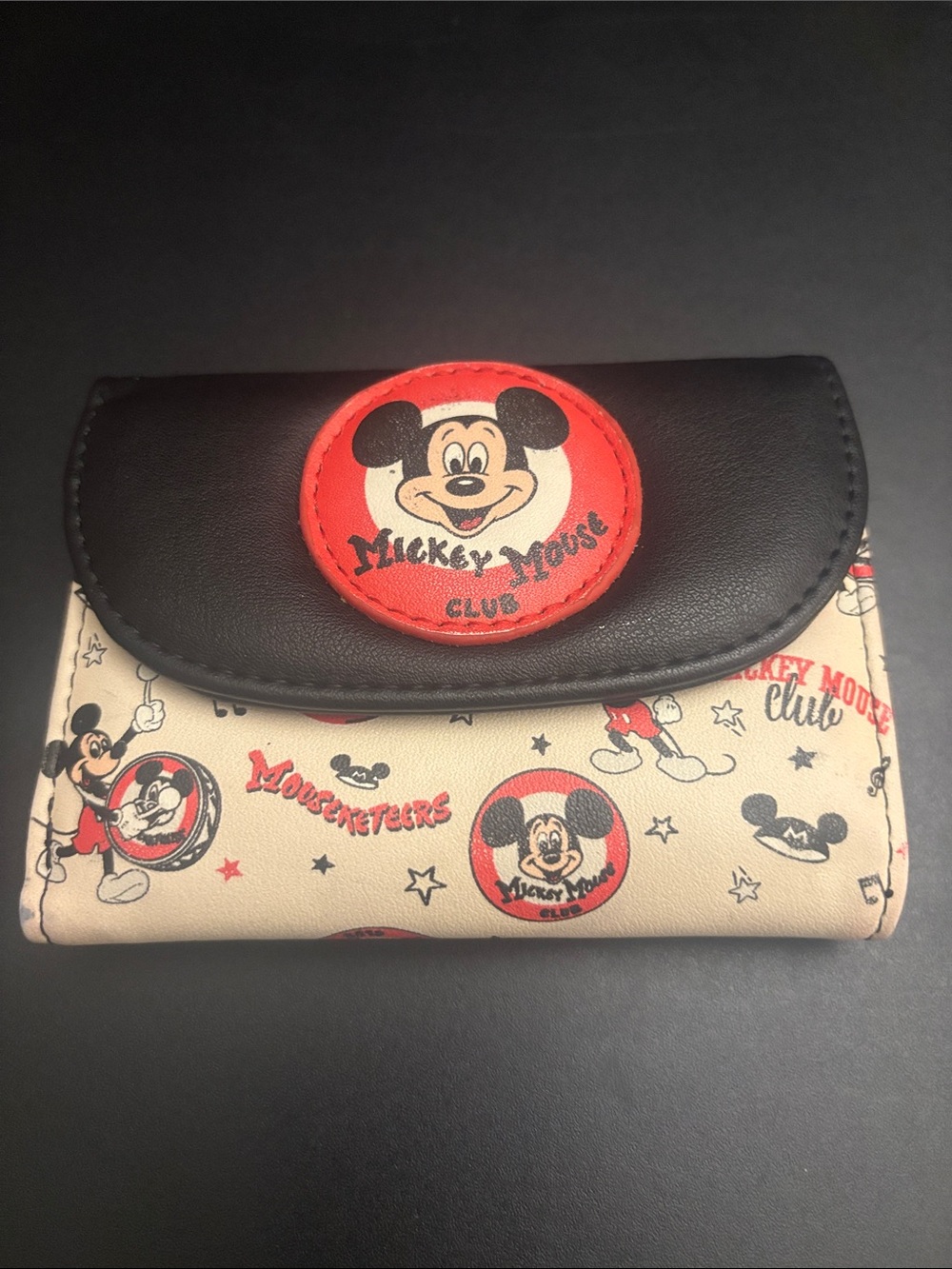 Her Universe Disney100 Mickey
Mouse Club Vintage Mini Flap Wallet